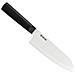 Coltello Santoku Con Lama In Ceramica Nera Da 16 Cm - Tk-160wh-bk - Foto miniatura 1