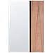 Specchio Blosville 58 Cm 164 Cm Legno Di Abete Marrone - Foto miniatura 5