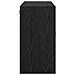 Armadietto a muro Rovere nero 60 x 31 x 60 cm Legno multistrato - Foto miniatura 7