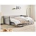 Letto Da Giorno Con Contenitore Velluto Meudon 90 X 200 Cm Grigio - Foto miniatura 1