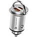 Caricabatterie Originale Da Auto Per Accendisigari Usb-a + Usb-c Fast Charging Qc Pd20w - Foto miniatura 2