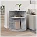 Tavolino Grigio cemento 39,7 x 39,7 x 60 cm Legno multistrato - Foto miniatura 4