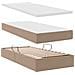 Letto con Contenitore Cappuccino 200 x 200 cm Pelle Sintetica - Foto miniatura 8