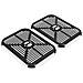 FR-9074 friggitrice Doppia 9 L Indipendente 2400 W Friggitrice ad aria calda Nero, Grigio - Foto miniatura 4