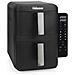 FR-9074 friggitrice Doppia 9 L Indipendente 2400 W Friggitrice ad aria calda Nero, Grigio - Foto miniatura 1