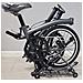 Bici Misura 16 Pieghevole Linea Folding Telaio In Alluminio 3v Bicicletta Richiudibile Sistema Per Trasporto Agevolato - Taglia Unica Titanio Opaco - Foto miniatura 3