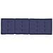 Cuscino da Esterno 2 pcs Blu navy 180 x 55 x 7 cm Tessuto - Foto miniatura 8