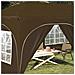 Tenda per feste a pop-up 575 x 288 x 245 cm Tortora - Foto miniatura 3