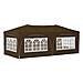 Tenda per feste a pop-up 575 x 288 x 245 cm Tortora - Foto miniatura 8