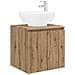 Mobile Lavabo da Parete Rovere Artigianale 49,5 x 44,5 x 65 cm - Foto miniatura 1