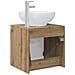 Mobile Lavabo da Parete Rovere Artigianale 49,5 x 44,5 x 65 cm - Foto miniatura 4