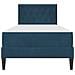 Struttura letto con materasso Blu 90 x 200 cm Velluto - Foto miniatura 6