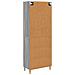 Set di armadi 2 pcs Sonoma grigio Legno ingegnerizzato - Foto miniatura 6