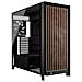 FRAME 5000D WOOD RS Midi Tower Nero, Noce - Foto miniatura 1