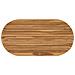 Piano del tavolo 110 x 55 x 3,5 cm Ovale Legno di teak solido - Foto miniatura 1