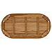 Piano del tavolo 110 x 55 x 3,5 cm Ovale Legno di teak solido - Foto miniatura 5
