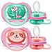 Avent Succhietti Ultra Air 18M+ Femmina Giraffa-Riccio 2 Pezzi - Foto miniatura 1
