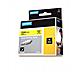 Nastro Etichette per Etichettatrice Formato 12 mm x 1.5 m Nero su Giallo - Foto miniatura 1