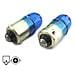 Lampada Alogena T4 T4W BA9S 12V 4W Attacco Diritto Colore azzurra Blister - Foto miniatura 1