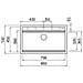 Lavello incasso vasca keratek plus h360 86 x 51 - keratek plus Colore bianco - Foto miniatura 2