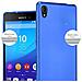 Custodia Compatibile Con Sony Xperia M4 Aqua In Blu Metallico - Coperchio Protettivo In Silicone Tpu Flessibile - Foto miniatura 2