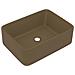 Lavandino Luxury Crema Opaco 41x30x12 cm in Ceramica - Foto miniatura 1