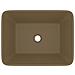 Lavandino Luxury Crema Opaco 41x30x12 cm in Ceramica - Foto miniatura 2
