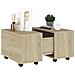 Tavolino da Salotto Rovere Sonoma 60x60x38 cm Legno Multistrato - Foto miniatura 3