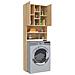 Mobile per Lavatrice Rovere Sonoma 64x25,5x190 cm - Foto miniatura 9