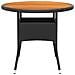 Set Da Pranzo Per Giardino 5 Pz In Polyrattan Nero - Foto miniatura 4