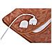 Coperta Elettrica 150 X 80 Cm 60w Colore Marrone - Foto miniatura 6