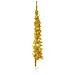 Albero Natale Artificiale Sottile A Metà Con Supporto Oro 180cm - Foto miniatura 2