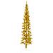 Albero Natale Artificiale Sottile A Metà Con Supporto Oro 180cm - Foto miniatura 1