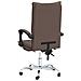 Poltrona da Ufficio Reclinabile Marrone in Similpelle - Foto miniatura 8