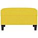 Poggiapiedi Giallo Chiaro 70x55x41 Cm In Tessuto - Foto miniatura 4