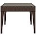 Tavolino Marrone 50x50x38 Cm Polyrattan E Vetro Temperato - Foto miniatura 3