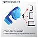 Moto JR300 BL Blue Cuffie Bluetooth On-Ear Wireless per Bambini con Splitter - Foto miniatura 4
