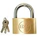 Lucchetto Con Chiave Edm Ottone Normale (7 X 3,65 Cm) - Foto miniatura 1