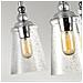 Lampadario Industrial Nordico Loras Acciaio Vetro 6 Luci E27 - Foto miniatura 3