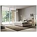 Letto Contenitore Imbottito 140x210 Microfibra Sabbia Mika - Foto miniatura 5