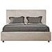 Letto Contenitore Imbottito 140x210 Microfibra Sabbia Mika - Foto miniatura 1