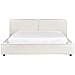 Letto Tessuto Linards 180 X 200 Cm Bianco Sporco - Foto miniatura 5