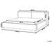 Letto Tessuto Linards 180 X 200 Cm Bianco Sporco - Foto miniatura 8
