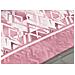 Completo Lenzuola Letto 100% Cotone Made Italy Disegno Rombo Cn Piazza E Mezza Rosa - Foto miniatura 2