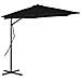 Ombrellone Da Giardino Con Palo In Acciaio Nero 300x230cm - Foto miniatura 1