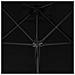 Ombrellone Da Giardino Con Palo In Acciaio Nero 300x230cm - Foto miniatura 5