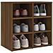 Lusso Casadino -  Scarpiera Rovere Marrone 52,5x30x50 Cm - Foto miniatura 6