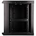 Extralink Armadio per montaggio su rack 9U 600x450 Nero montaggio a parete, Da parete, 9U, 45 kg, Lucchetti, Griglie, Nero - Foto miniatura 4