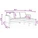 Sofa a 3 posti con chaise longue L grigio scuro in velluto 160 cm - Foto miniatura 9