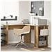 Scrivania Angolare in Rovere Artisanale Rovere Artisanale Truciolare - Foto miniatura 2